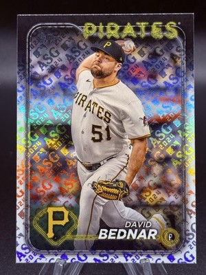 2024 Topps David Bednar All-Star Game Logo Variation ASG Holo Foil SP Pirates