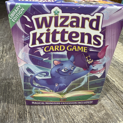 Wizard Kittens Card Game Library Edition Barnes & Noble Exclusive