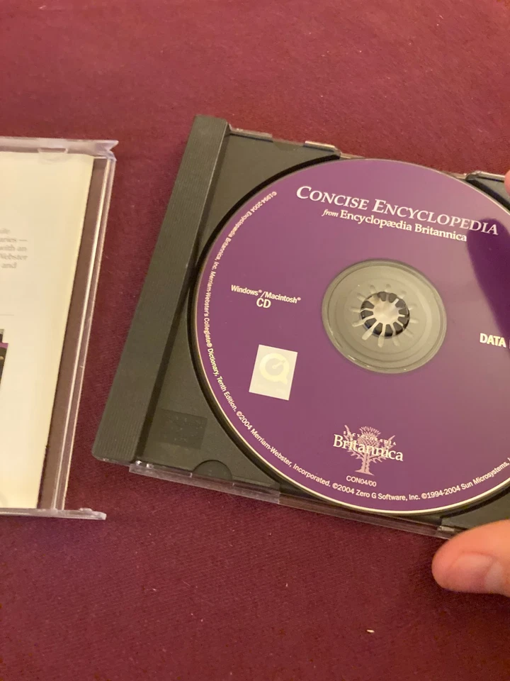 Concise Encyclopedia from Encyclopedia Britannica (CD-ROM, 2004) Win / Mac Foto 4 de 4