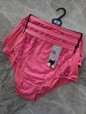 M&S Wildblooms Slips komplett ~ 3er Pack ~ Größe 8