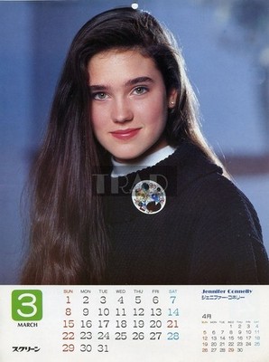 JENNIFER CONNELLY / TOM CRUISE Top Gun 1987 JPN Picture Clipping