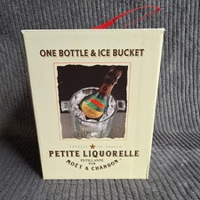 Vintage Moet & Chandon Petite Liquorelle Clear Glass Ice Bucket only in box B65