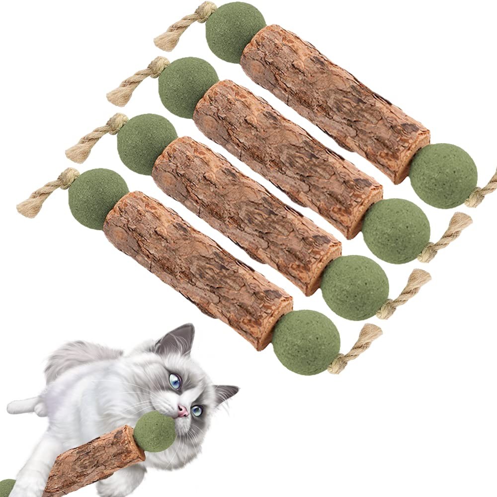 Cat stick matatabi et bâtonnets à mâcher en herbe à chat pour hygiène dentaire