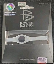 NEW M Power Balance Energy Silicone Wrist Band Bracelet Hologram Bracelet Clear