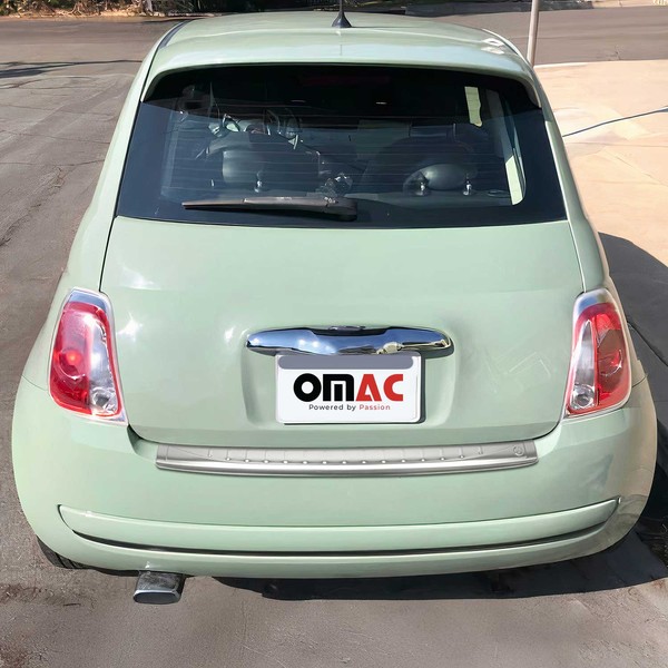 Ladekantenschutz StoßStange FüR Fiat 500 / 500C 2007-2024 Chrom GebüRstet B-Ware-image