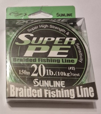 SUNLINE Super PE Braid dunkelgrün 150m 20lb #2PE