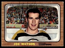 1966-67 Topps Joe Watson Rookie Boston Bruins #33