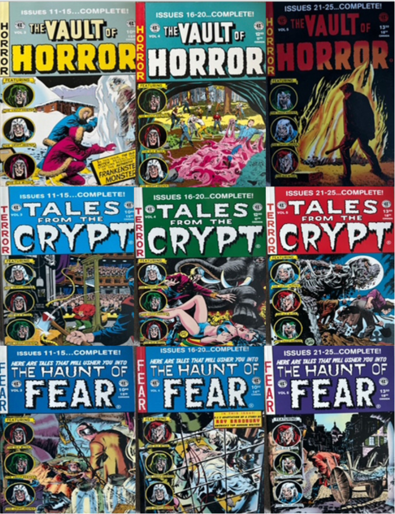 EC Comic Reprints - GemStone Publishing - Annual Horror Volumes (1996 - 1998)