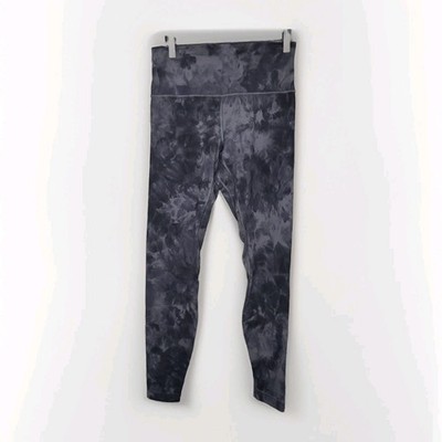 Lululemon Align High-Rise Pant 28'' Diamond Dye Pitch Grey Graphite Grey Size 8