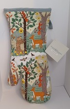 Image of BNWT Ulster Weavers Wildwood Oven Gauntlet Glove Mitt 37x17x2cm Machine Wash