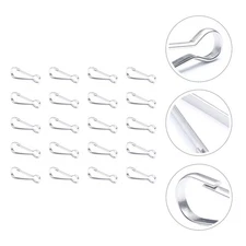 20pcs Key Chain Carabiner Key Ring Clip Spring Snap Backpack Keychain Hooks