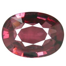 1.19 ct AAA Impressive Oval Shape 8 x 6 mm Pinkish Red Rhodolite Garnet