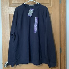 Men's XXL Blue French Terry Crew Sweatshirt. Member  s Mark. New With Tags.