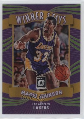 2023 Donruss Optic Winner Stays Lime Green Prizm /149 Magic Johnson #11 HOF 0dq7
