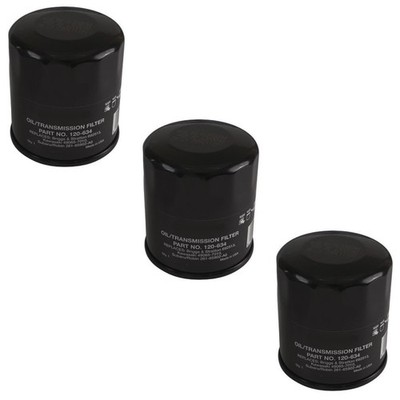 3PK Oil Filter for Club Car Cushman E-Z Go 3/4'' Thread 2 11/16'' OD 3'' H