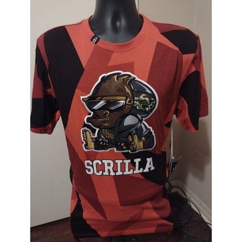 NWT New RS1NE Scrilla Graphic Logo Print T-shirt True Size Is Large L ...