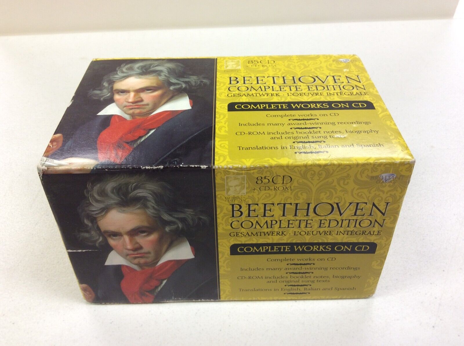 BEETHOVEN COMPLETE EDITION 85 CD + CD-ROM BOX SET Brilliant Classics