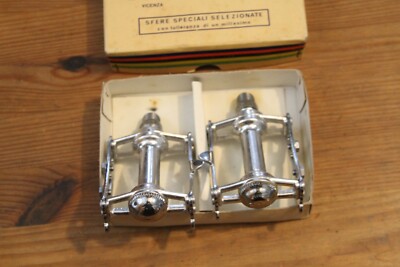 Pédales Campagnolo C-Record TBS - Filetage 9/16x20 - Neuf Sous Blister (avec Lanières D'une Autre Série)