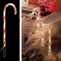 31188 Led Gartenstecker Zuckerstangen 4Er Set 32 Warm-WeißE Leds