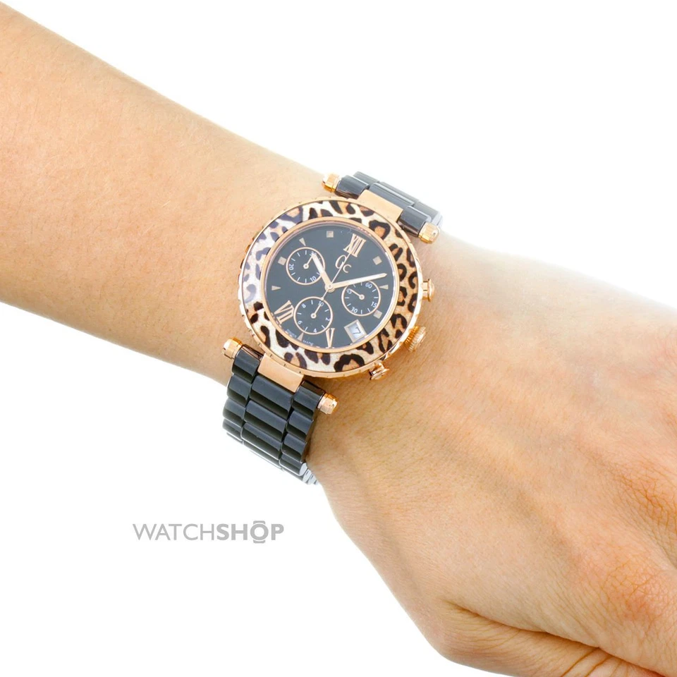 Relojes Guess Collection X43011M2S Diver Chic Leopardo Cronógrafo Mujer Mejor Oferta Foto 4 de 4