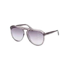 Guess GU00058 20B Clear Gray Aviator Plastic Sunglasses Frame 59-15-140