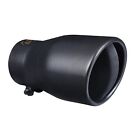 Car exhaust tip 2.5' Inlet Black Coated Stainless Steel Muffler Pipe Bolt on