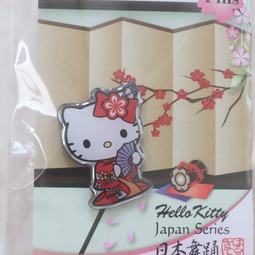 Hello Kitty Cute Kawaii Maiko Dance Pins Badges - Picture 2 of 4