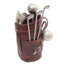 Stylish Golf Bar Tool Set with Leatherette Kit Bag with Premium Box for Gift