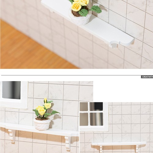 2 Count Mikroszene Mini-Haus-Requisiten Puppenhaus Wohnzimmer Möbel - Photo 10/12