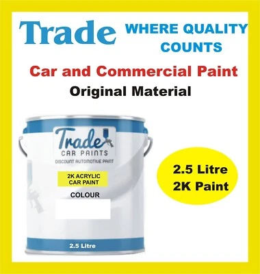 TRADE CAR PAINTS BS Nato Green 2.5 Litre Direct Gloss 2k Acrylic Car Paint Only