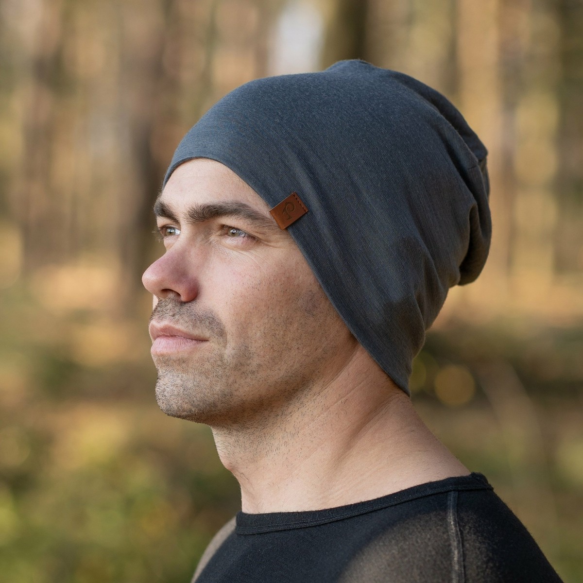 Men's Merino Breathable Slouchy Beanie Warm Winter Outdoor Hat
