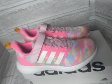 Adidas FortaRun 2.0 EL K Kids Running Shoes Size 7 US Pink Multicolor GZ9752 New