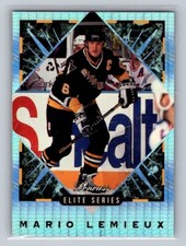 1993-94 Donruss Elite Series Insert #1 Mario Lemieux HOF /10000 Penguins Hockey