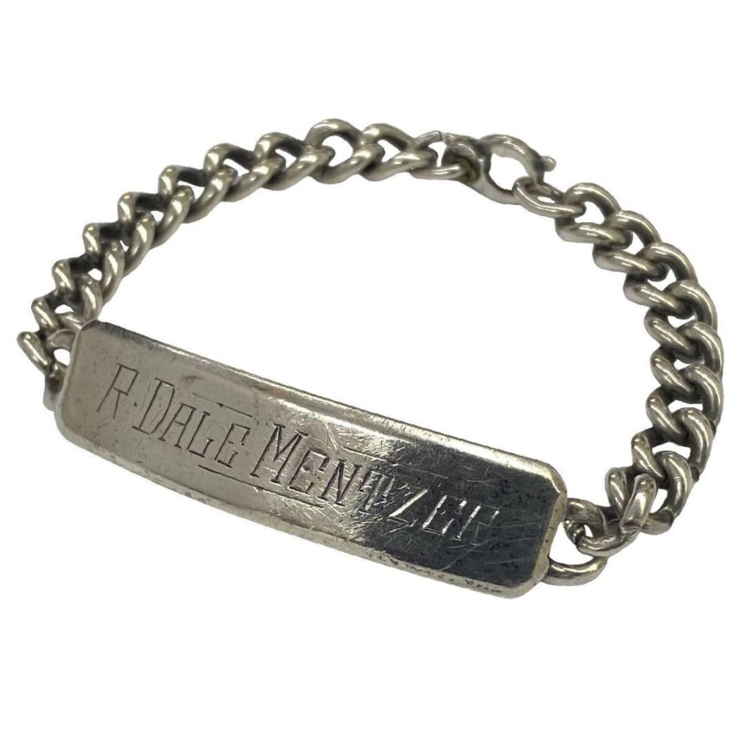 Men's Vintage 40s 50s US Navy Military ID Chain Bracelet | eBay Men's Vintage 40s 50s US Navy Military ID Chain Bracelet | eBay