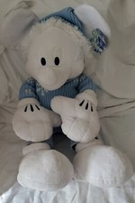 Rare-Disney Store Exclusive Snowflake Mickey Mouse Soft Plush Limited 30"
