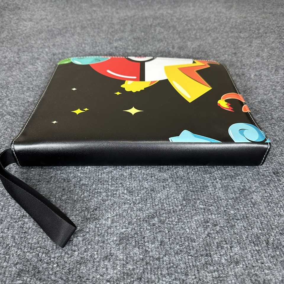 Pokemon Trading Card Games Collection Binder Black Holds 720 Cards 9