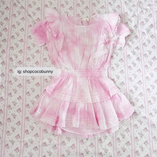 loveshackfancy natasha dotted ruffle mini dress