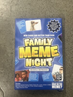 FAMILY MEME NIGHT- (2022) Family Board Game RECENTLY REFESHED