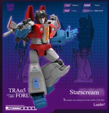 Blokees Starscream Transformers Galaxy Version 2nd Model Kit Assembled Figure