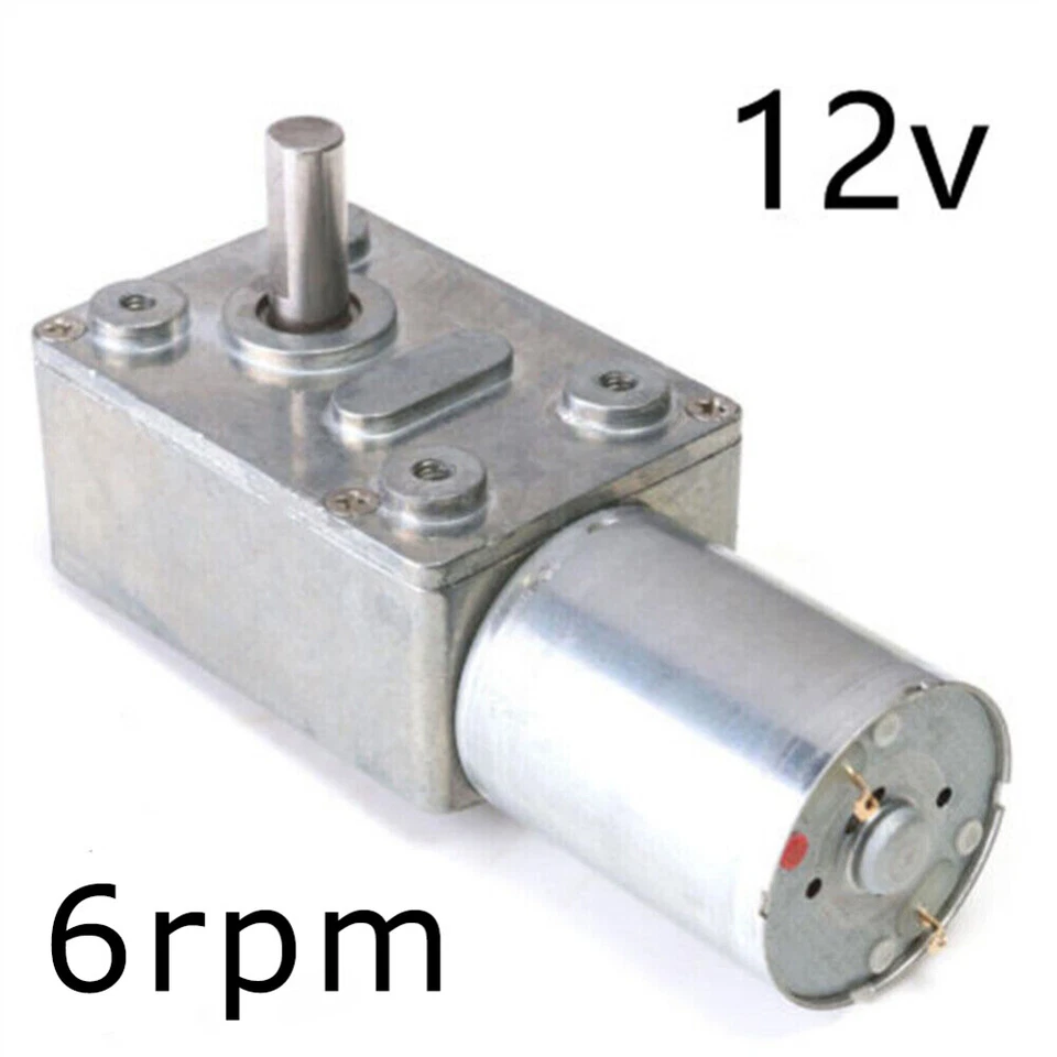DC 12V Gear Speed Reduction High torque Worm Electric Geared Motor Gear Reducer - image 3 of 4