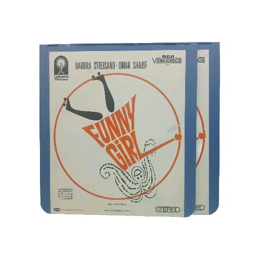 Funny Girl CED Capacitance Electronic Video Disk RCA 2 Disc Set 1983