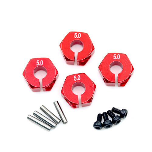 MarsRC 4PCS 12mm Adjustable Aluminum Hex For 1/10 RC Car
