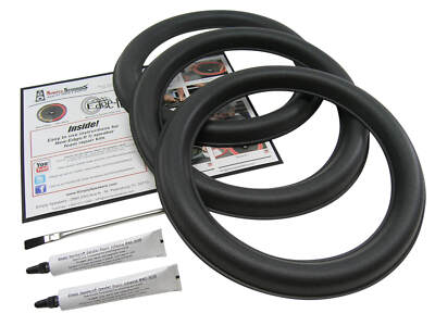 JL Audio 3 Pack 12'' Foam Speaker Repair Kit, 12W6v2-D4, FSK-12JLv2-3 (TRIPLE)