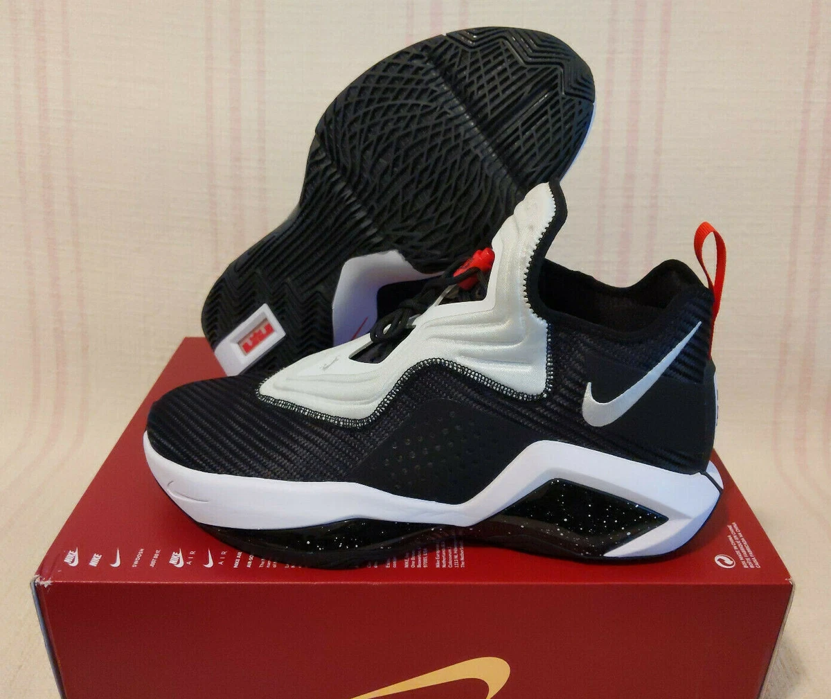 Nike LeBron Soldier 14 XIV Black White Red CK6024 002 Men