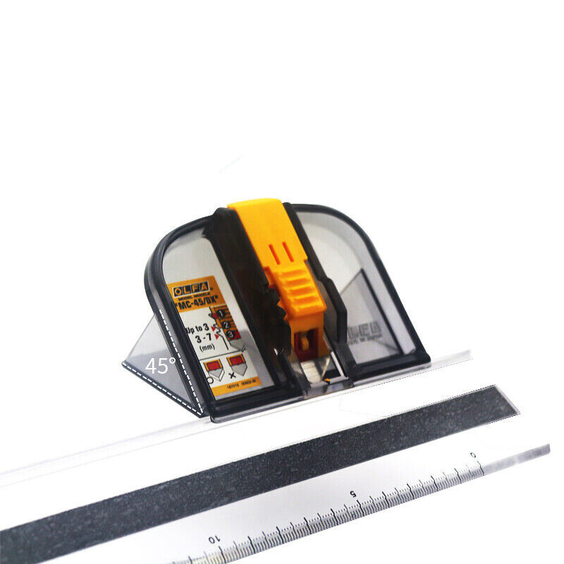 OLFA JAPAN Safety Mat Cutter 45 degrees with Cutting Guide Ruler 400mm