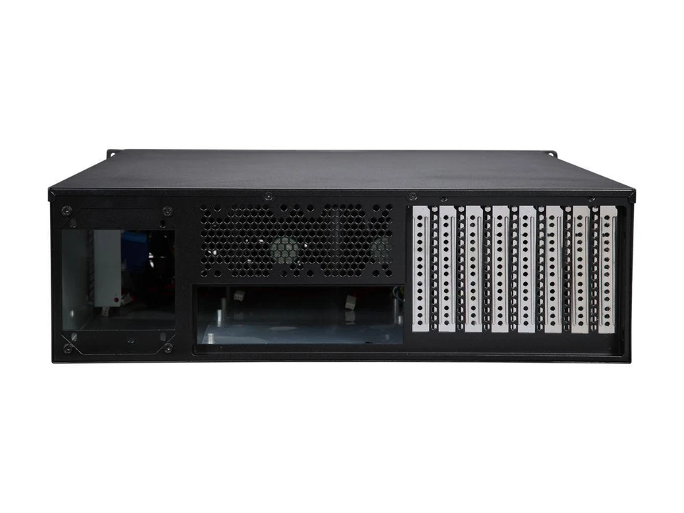 Athena Power RM-3U8G525 Black SGCC (T=1.2mm) 3U Rackmount Server Case - Image 4 of 4