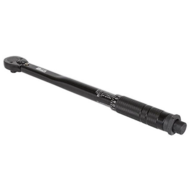Sealey AK623B Micrometer Torque Wrench 3/8 inch Square Drive Calibrated Black Series