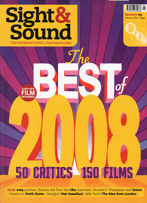 Sight & Sound, January 2009 - Benicio del Toro, Hunter S. Thompson, Béla Tarr