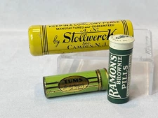 VTG Drug Store Lot Tin Tubes Tums Ramon's Brownie Pills Royal Cocoa Butter