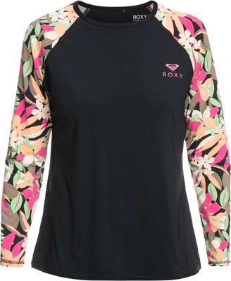ROXY Surf Lycra T-Shirt PRINTED LS Lycra 2024 anthracite palmsong Wassersport